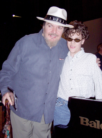 Conrad Oberg with Dr. John