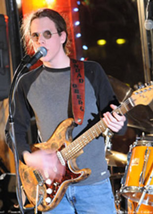 conrad on guitar